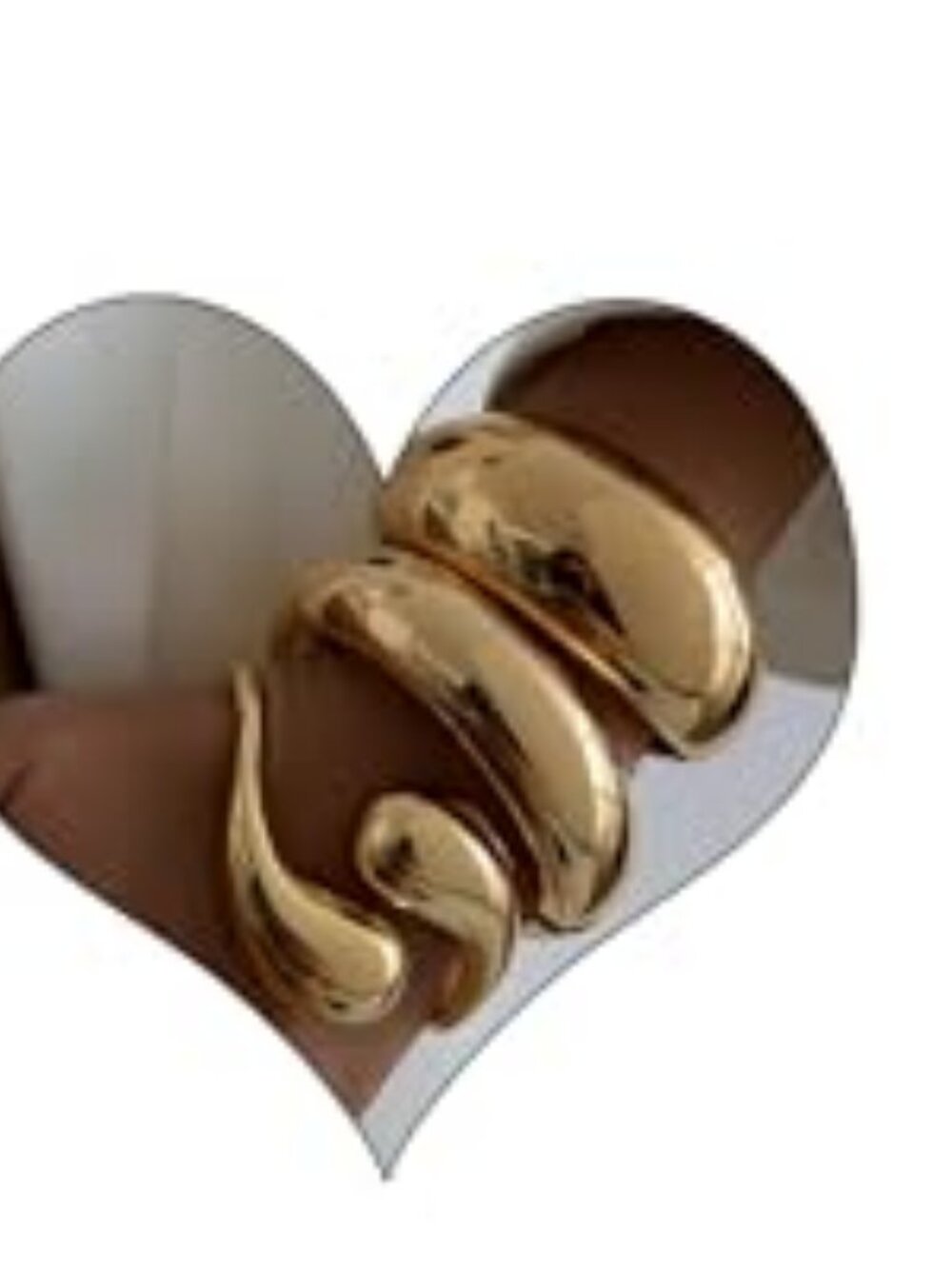 3Pcs Chunky Gold Bangle Bracelets for Women